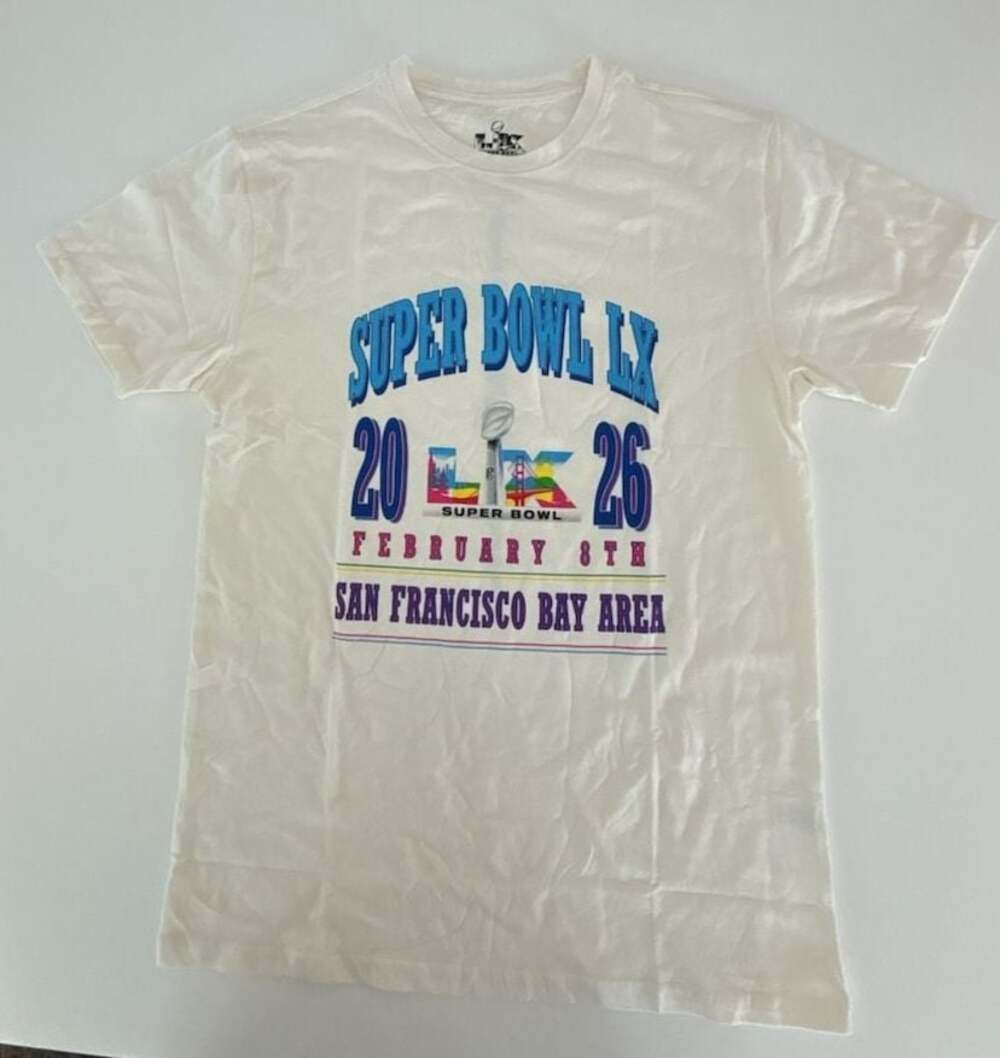 Super Bowl LX 2026 San Francisco Bay Area Graphic T-Shirt